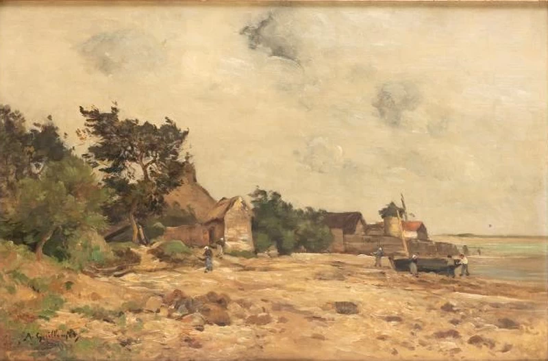 Veduta di Chaumieres sulla costa